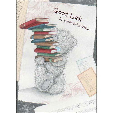Good Luck in your A-Levels Me to You Bear Card £1.60